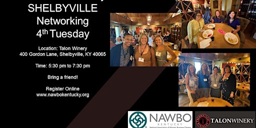 Imagem principal do evento NAWBO KY Networking - Shelbyville Market