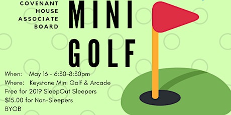 Mini Golf and Games for Covenant House! primary image