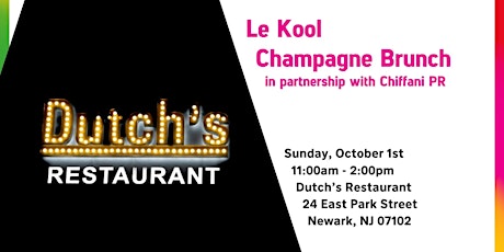 Le Kool Champagne Brunch, in partnership with Chiffani PR primary image