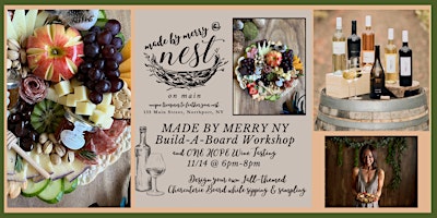 Build-a-Board Charcuterie & Wine Tasting with Made by Merry NY