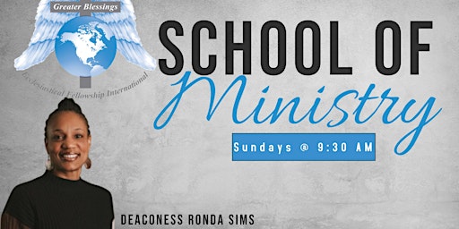 Primaire afbeelding van School of Ministry with Deaconess Ronda Sims