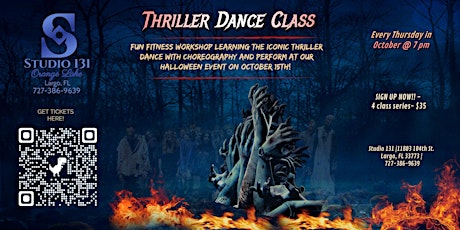 Primaire afbeelding van Thriller Dance Workshop