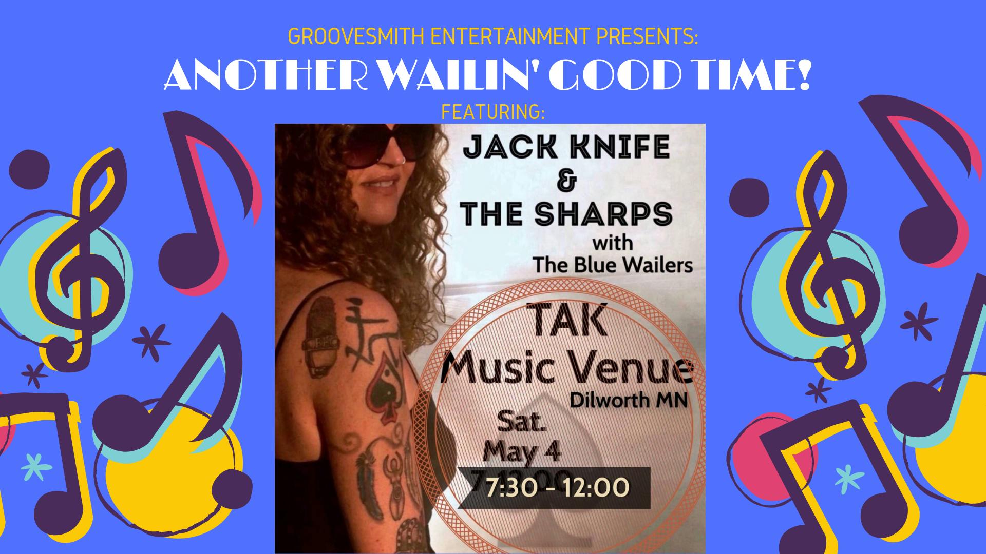 Jack Knife & The Sharps at TAK Music Venue