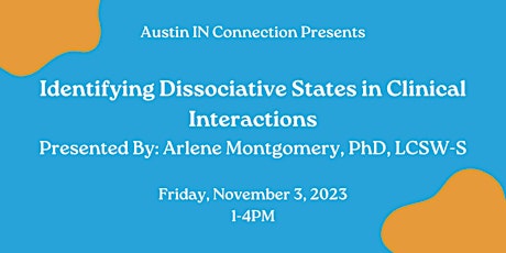 Hauptbild für Identifying Dissociative States in Clinical Interactions
