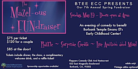 The MAZELous FUNdraiser Benefiting BTEE Early Childhood Center primary image