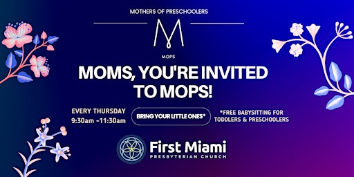 MOPS - Mothers of Preschoolers (Ages 0-5)