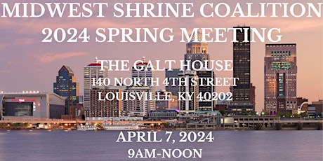 Midwest Shrine Coalition 2024 Spring Meeting