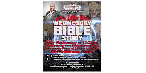 Primaire afbeelding van Little Rock A.M.E. Zion Church Bible Study