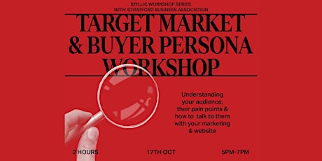 Imagen principal de Target Market & Buyer Persona - workshop