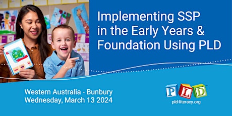 Hauptbild für Implementing SSP in the Early Years & Foundation Using PLD - 2024 (Bunbury)