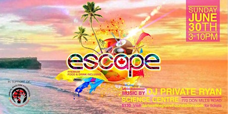 ESCAPE - Jamaal Magloire's 5th Annual Canada Day All-Inclusive with DJ Private Ryan primary image