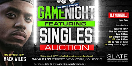 Playtime Worldwide Presents: GAME NIGHT x SINGLE'S AUCTION primary image