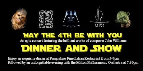 May the 4th Be With You - Dinner and Show package primary image