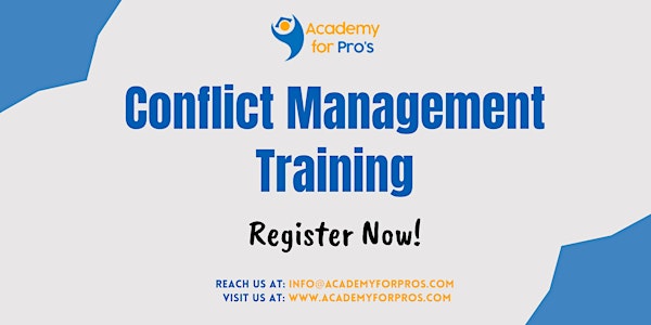 Conflict Management 1 Day Training in Raleigh, NC