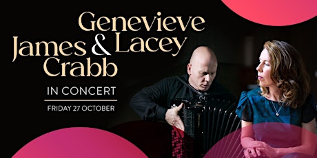 Genevieve Lacey and James Crabb in concert primary image