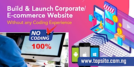Lagos - 2 Days Training on Website & Mobile App. Development without writing any Code primary image