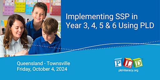 Primaire afbeelding van Implementing SSP in Year 3, 4, 5 & 6 Using PLD - Oct 2024 (Townsville)