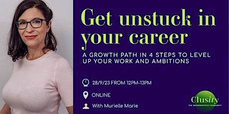 Get unstuck in your Career with Murielle Marie primary image