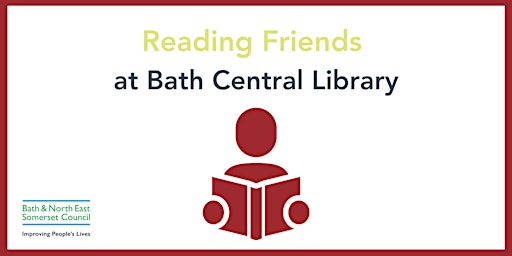Imagem principal do evento Reading Friends Group at Bath Central Library