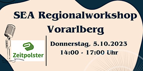 Hauptbild für SEA Mit Social Entrepreneurs gegen Armut - Regionalworkshop Vorarlberg