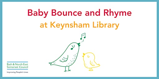 Imagem principal do evento Baby Bounce and Rhyme at Keynsham Library