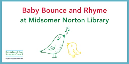 Primaire afbeelding van Baby Bounce and Rhyme at Midsomer Norton Library