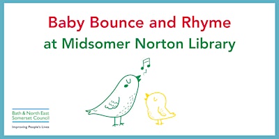 Imagem principal do evento Baby Bounce and Rhyme at Midsomer Norton Library