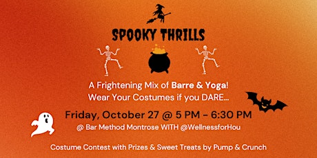 Imagen principal de Spooky Thrills: Barre and Yoga Event