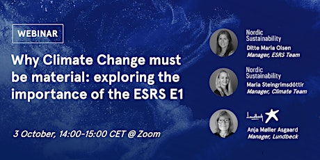 Why Climate Change must be material: exploring the ESRS E1 primary image