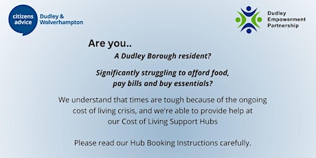 Cost of Living Support Hub - Provision House