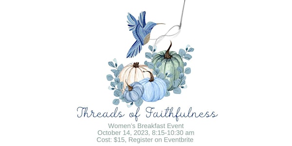 Women's Breakfast Event-Threads of Faithfulness
