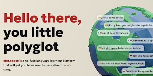 Online Language Exchange with glot.space primary image