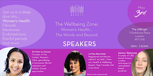 The Wellbeing Zone: Women's Health... The Womb and Beyond
