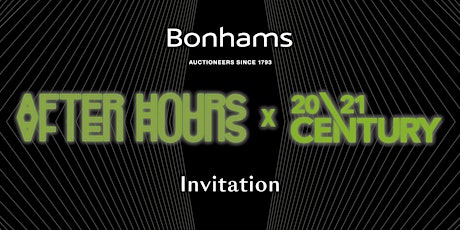 Hauptbild für Bonhams After Hours | Monday 16 October 2023