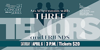 An Afternoon with Three Tenors & Friends primary image