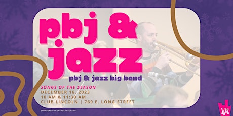 PBJ & Jazz Songs of the Season primary image