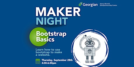 Maker Night - Bootstrap Basics - September 28th primary image