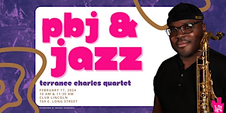 PBJ & Jazz: Terrance Charles Quartet primary image