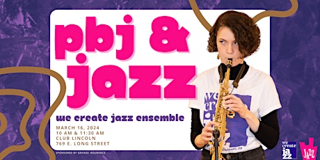 Imagen principal de PBJ & Jazz: We Create Jazz Ensemble