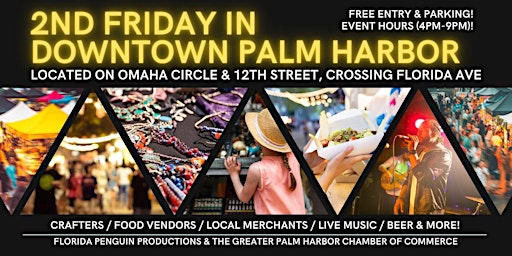 Primaire afbeelding van 2nd Friday in Downtown Palm Harbor