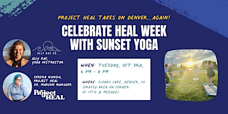 Imagen principal de Healing From the Inside Out: Sunset Yoga with Project HEAL & Ally Rae Pesta