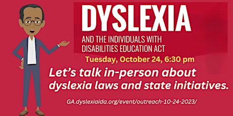 Dyslexia Laws & State Initiatives: Let's talk in-person with Tina Engberg primary image