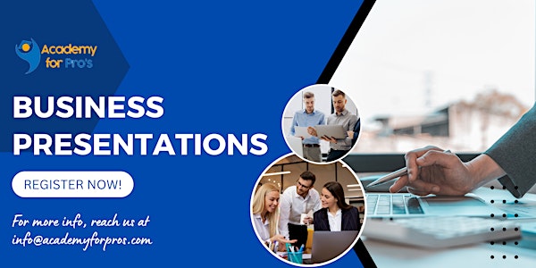 Business Presentations 1 Day Training in Dublin