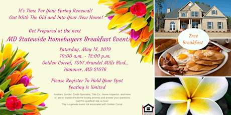 Maryland Statewide Home Buyers Breakfast Event primary image