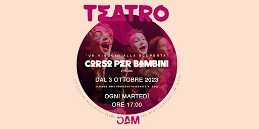 Immagine principale di Corso Teatro Bambini 6-10 anni 