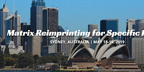 Matrix Reimprinting for Specific Issues, Sydney, AU, May 18-19, 2019 primary image