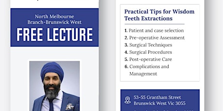 Dr Paul Aulakh (Practical Tips for Wisdom Teeth Extractions) primary image