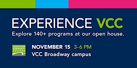 Experience VCC Open House primary image