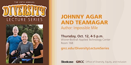 Primaire afbeelding van Diversity Lecture Series: Johnny Agar & TeamAgar