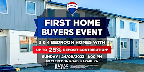 Imagen principal de RE/MAX First Home Buyers Event - Papakura, Auckland